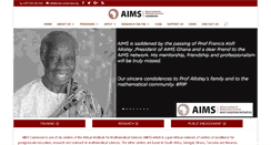 Desktop Screenshot of aims-cameroon.org